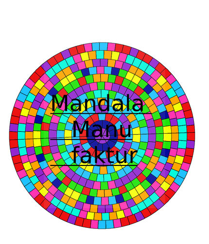 Gechanneltes Mandala 35