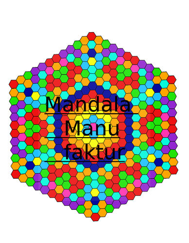 Gechanneltes Mandala 38