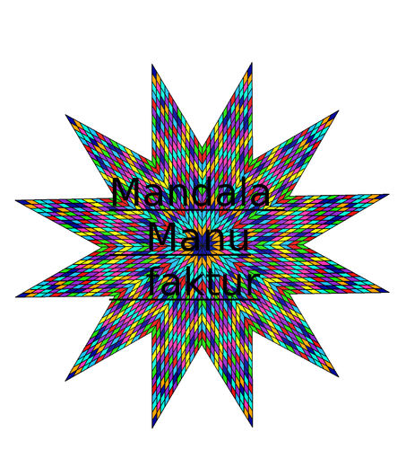Gechanneltes Mandala 29 A3